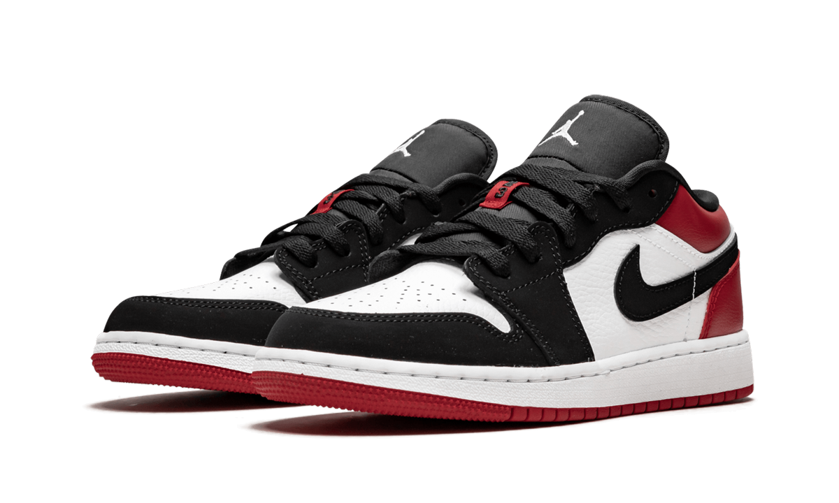 Air Jordan 1 Low GS "Black Toe" 553560 116