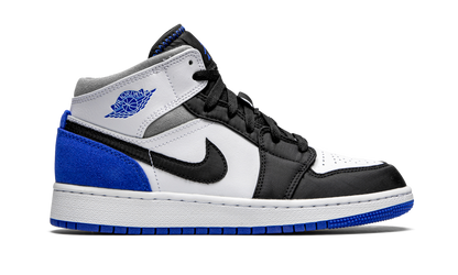 Air Jordan 1 Mid GS "Royal White" BQ6931 102