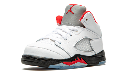 Air Jordan 5 Retro TD "Fire Red Silver Tongue 2020" 440890 102
