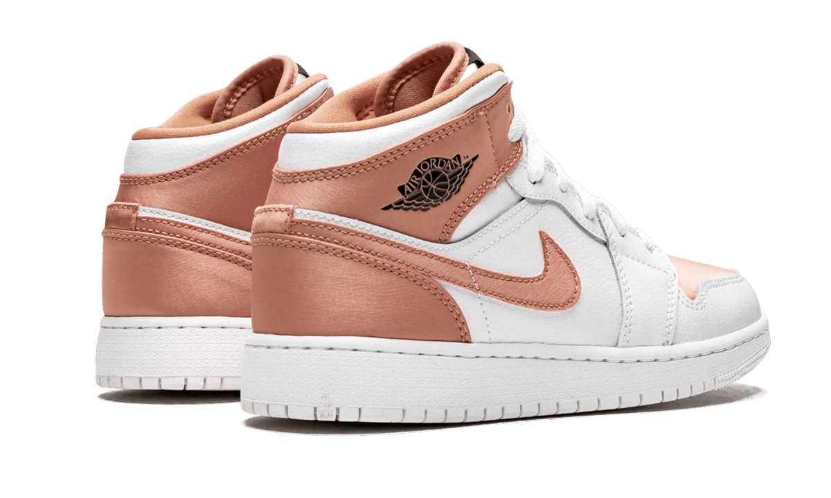Air Jordan 1 MID GS "Rose Gold" 555112 190