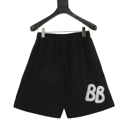 Gucci × Balenciaga 2023 Fall/Spring Collaboration Series: Logo-Print Colorful Hand-Painted Shorts