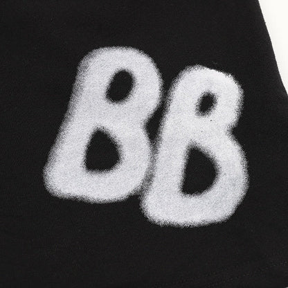 Gucci × Balenciaga 2023 Fall/Spring Collaboration Series: Logo-Print Colorful Hand-Painted Shorts
