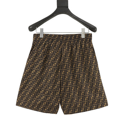Fendi Double-F Monogram Print Shorts