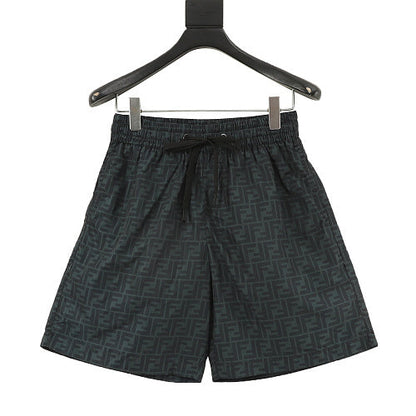 Fendi Double-F Monogram Print Shorts