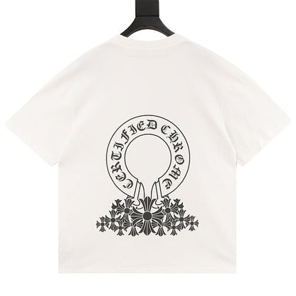Chrome Hearts Horseshoe & Multiple Crosses T-Shirt