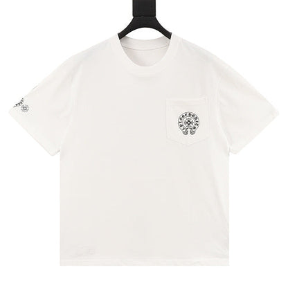 Chrome Hearts Multicolor Cross Print Short-Sleeve T-Shirt
