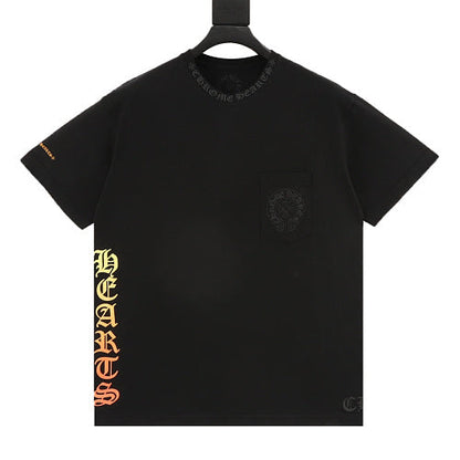 Chrome Hearts Yellow Sanskrit Print T-Shirt