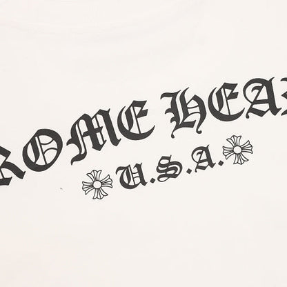 Chrome Hearts T-Shirt with 3D Sanskrit Script on the Back