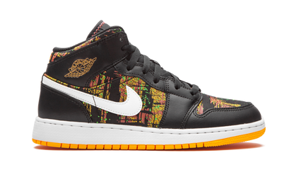Air Jordan 1 Mid GS "Black / Laser Orange"