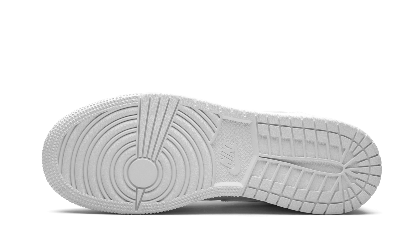 Air Jordan 1 Mid GS "Triple White" 554725 130