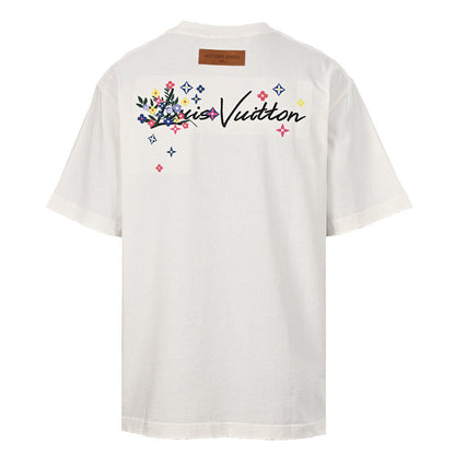Louis Vuitton Colorful Embroidered T-Shirt