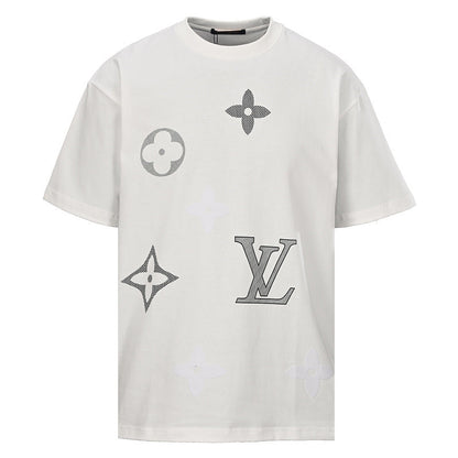 Louis Vuitton Flocked Logo Short-Sleeve T-Shirt