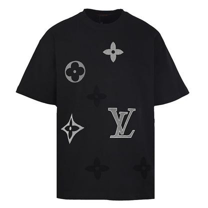 Louis Vuitton Flocked Logo Short-Sleeve T-Shirt