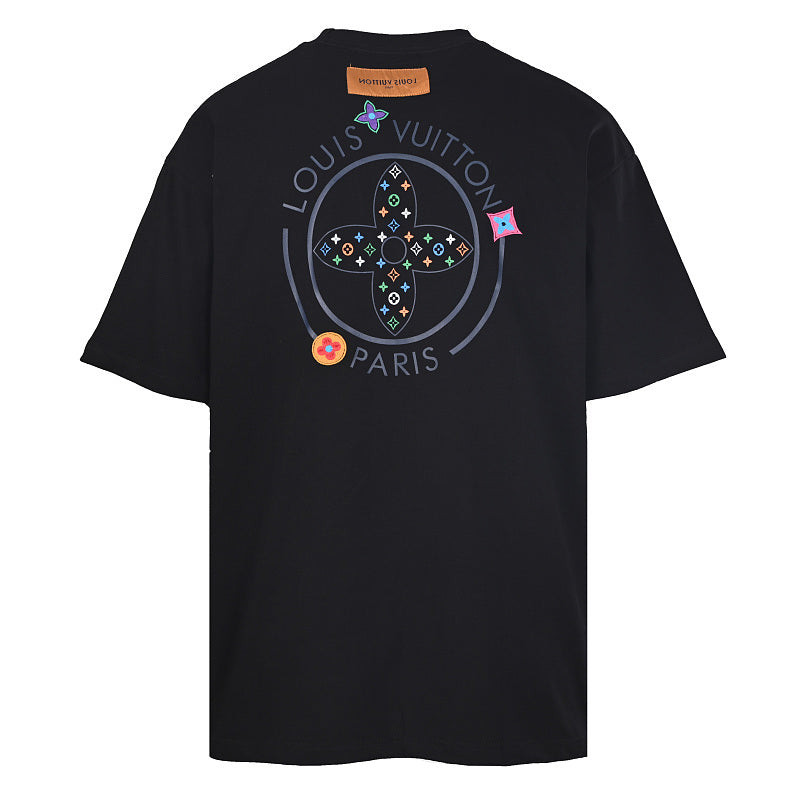 Louis Vuitton Beaded Crew-Neck Short-Sleeve T-Shirt