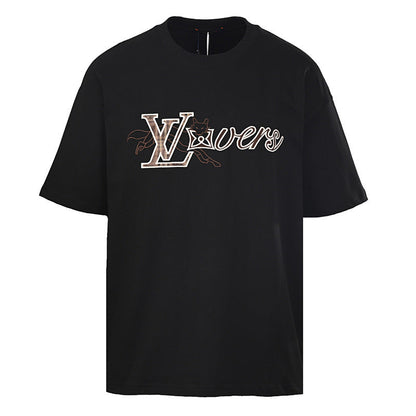 Louis Vuitton Embroidered Sailboat Short-Sleeve T-Shirt