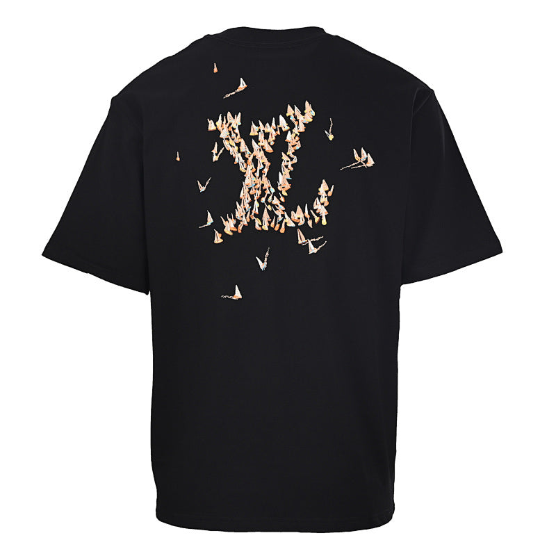 Louis Vuitton Embroidered Sailboat Short-Sleeve T-Shirt