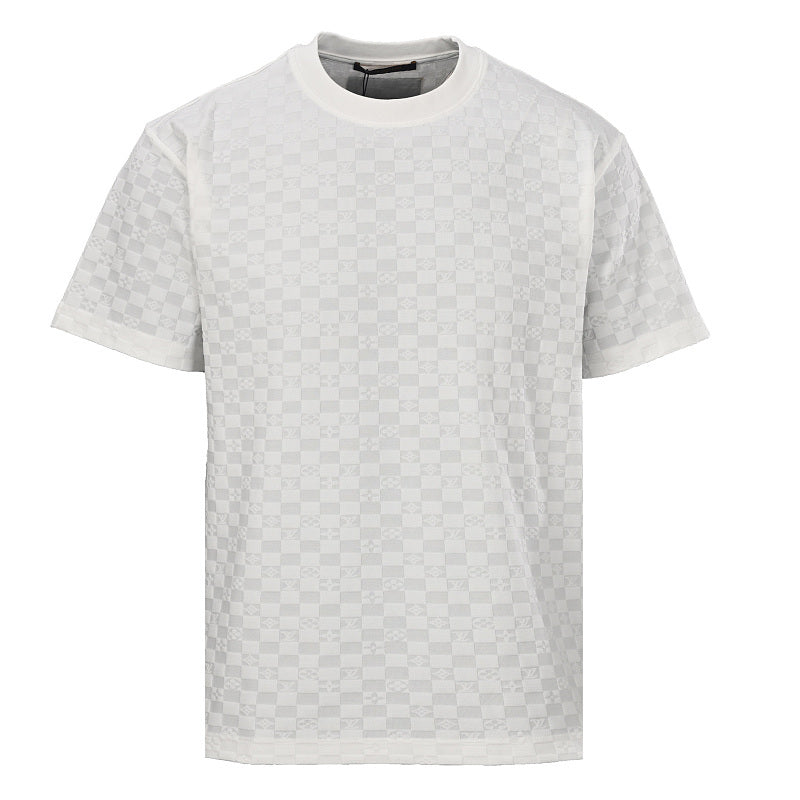 Louis Vuitton Monogram Damier Jacquard Short-Sleeve T-Shirt