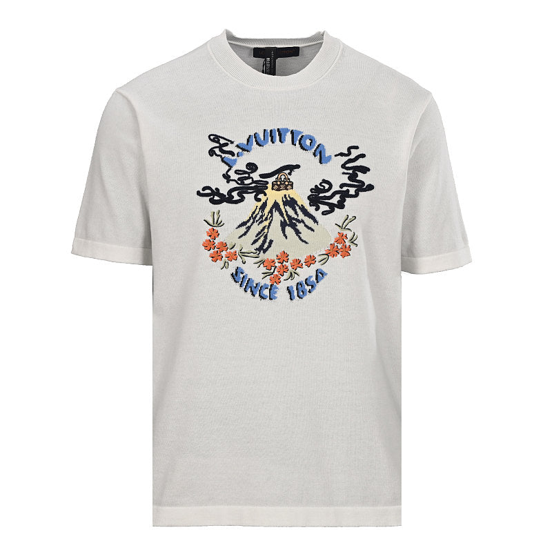 Louis Vuitton x Nigo Collaboration Embroidered Knit T-Shirt