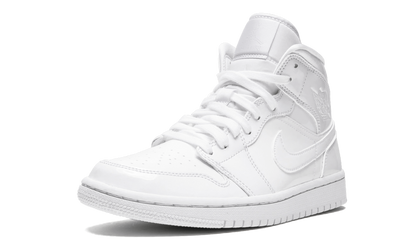 AIR JORDAN 1 MID WMNS "Triple White Patent Leather" BQ6472 111