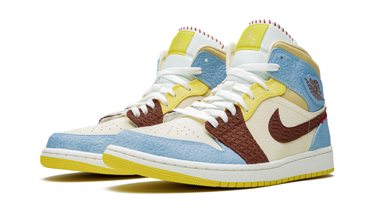 Air Jordan 1 Mid SE "Maison Chateau Rouge Fearless" CU2803 200