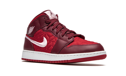 Air Jordan 1 Mid SE GS "Red Quilt" AV5174 600