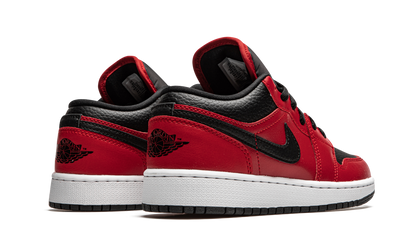 Air Jordan 1 Low GS "Black Pebbled" 553560 605