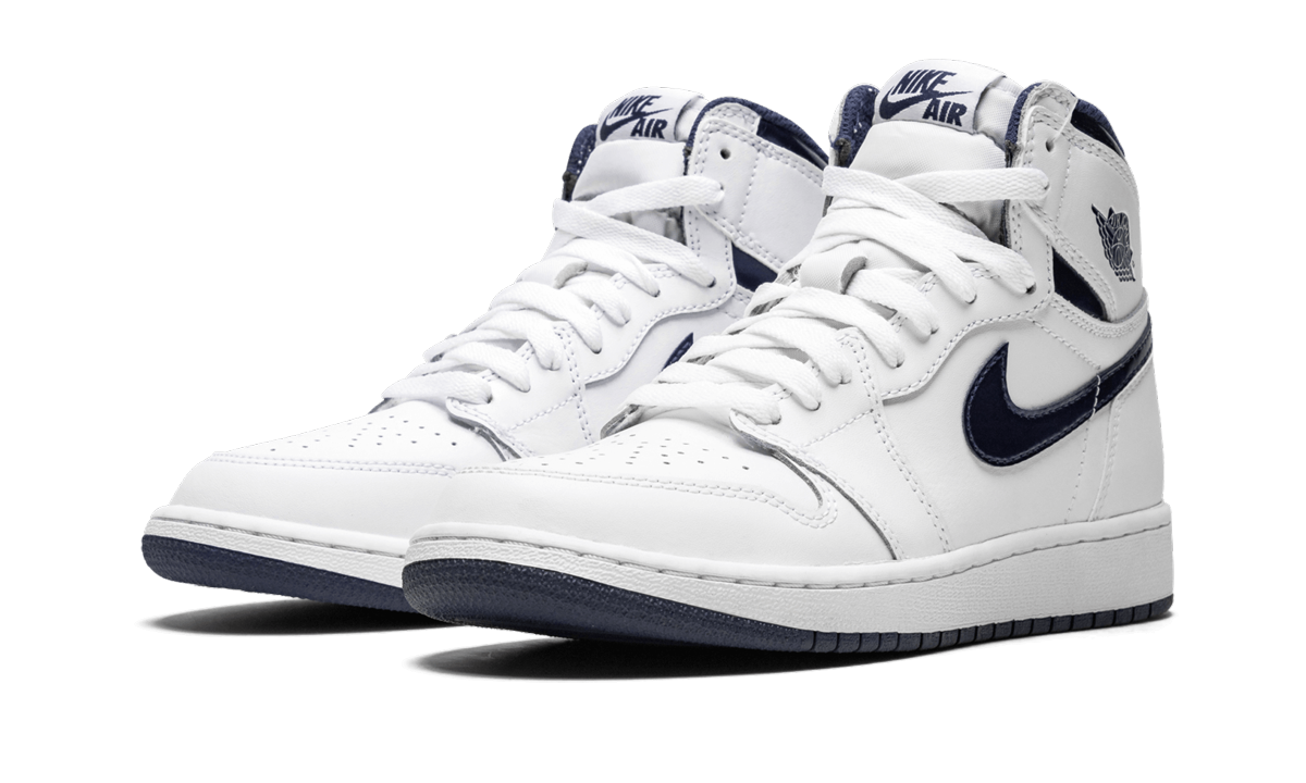 Air Jordan 1 High OG GS "Metallic Navy" 575441 106