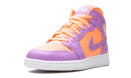 Air Jordan 1 Mid SE GS "Orange Pulse / Atomic Violet" AV5174 800