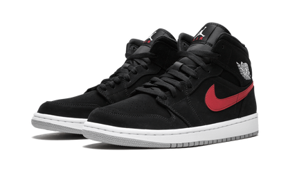 Air Jordan 1 Mid "Multicolor Swoosh Black" 554724 065