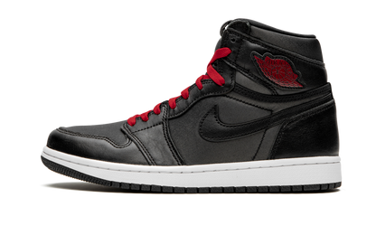 Air Jordan 1 Retro High OG "Black Satin/Gym Red" 555088 060