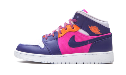 Air Jordan 1 Mid GS "Fire Pink" 555112 602