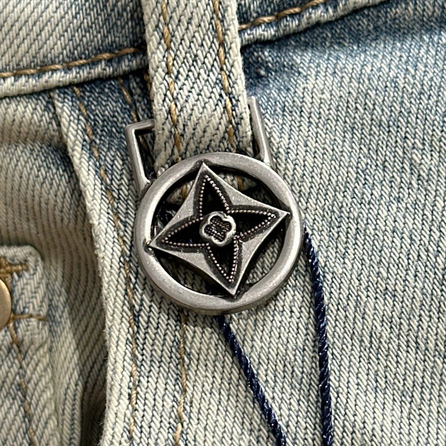Louis Vuitton Logo-Embroidered Jeans