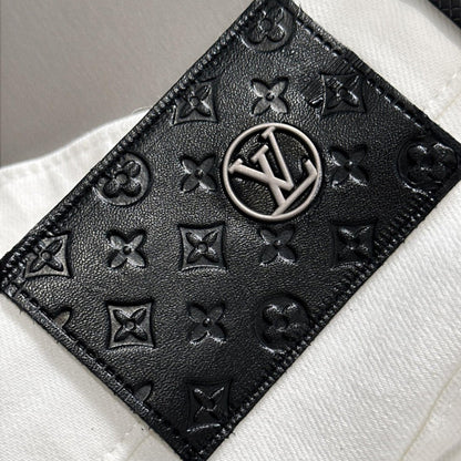 Louis Vuitton Logo-Embroidered Jeans