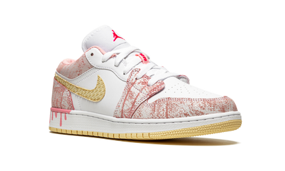 Air Jordan 1 Low SE GS "Paint Drip" CW7104 601