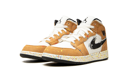 Air Jordan 1 Mid SE GS "Brushstroke" DA8006 100