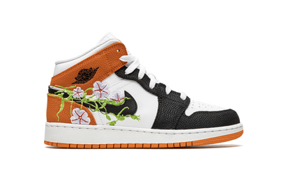 Air Jordan 1 Mid GS "Basketball Blossom" DQ8390 100