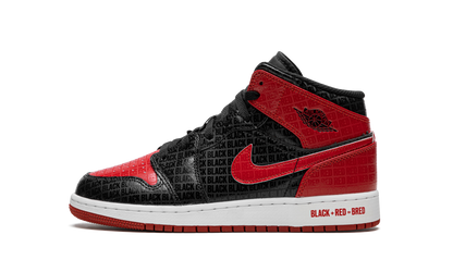 Air Jordan 1 Mid GS "Bred Text" DM9650 001