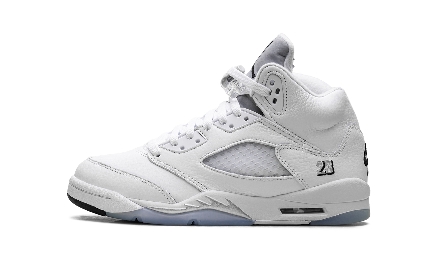 Air Jordan 5 Retro OG GS "White Metallic (2026)" HQ7980 103