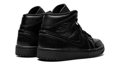 AIR JORDAN 1 MID WMNS "Black Snakeskin" BQ6472 010