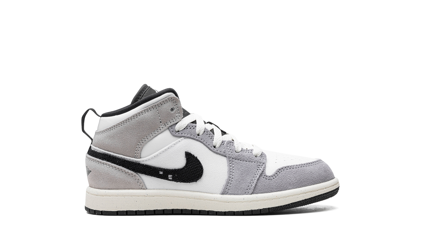 Air Jordan 1 Mid SE Craft PS "Cement Grey" FD9090 002