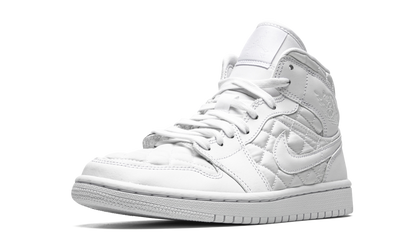 AIR JORDAN 1 MID WMNS "Quilted White" DB6078 100