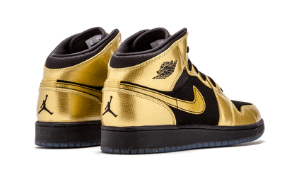 Air Jordan 1 Mid GS "Metallic Gold Coin" 555112 905