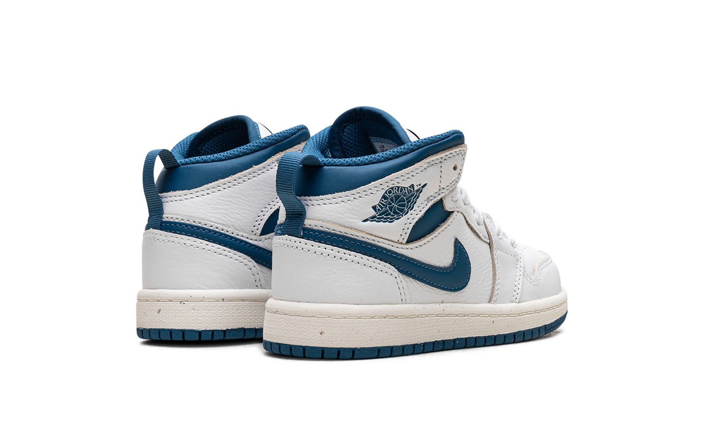 Air Jordan 1 Mid SE PS "INDUSTRIAL BLUE" FN7493 141