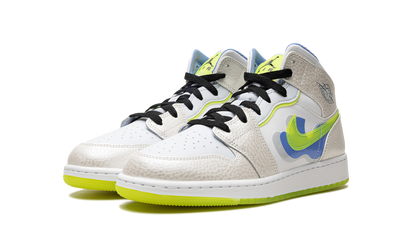Air Jordan 1 Mid SE GS "Warped Swoosh'" DV1314 017