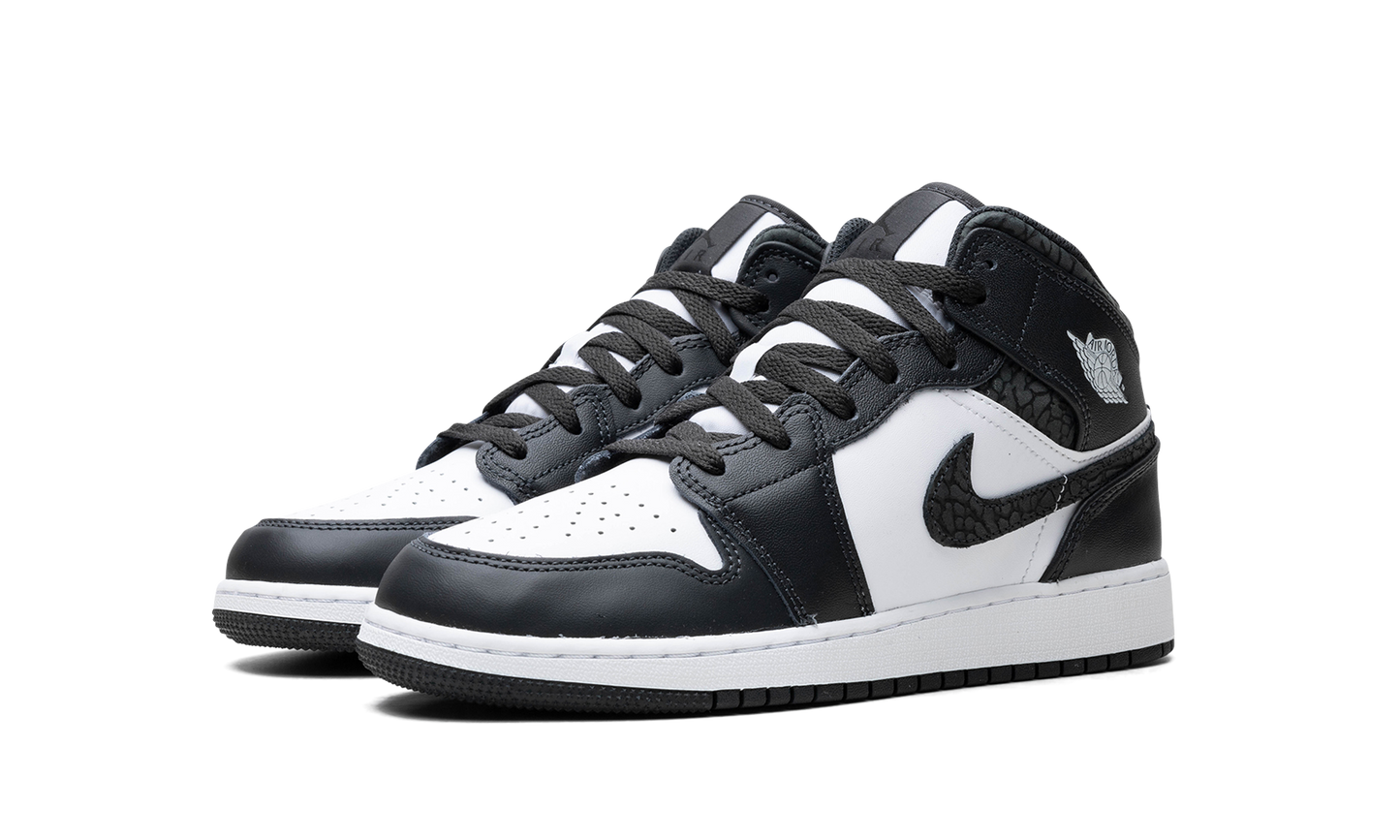 Air Jordan 1 Mid GS "Panda Elephant" FB9909 001