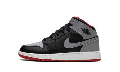 AIR JORDAN 1 MID GS "Black Grey Red" DQ8423 006