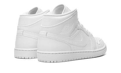 Air Jordan 1 Mid "Triple White" 554724 136