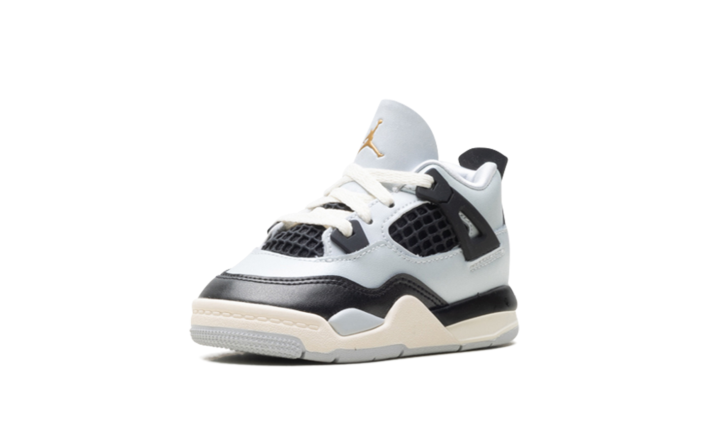 JORDAN 4 RETRO TD "PURE PLATINUM/METALLIC GOLD-BLACK-SAIL" FZ8584 070