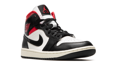 AIR JORDAN 1 MID WMNS "Black / Gym Red / Sail" BQ6472 061