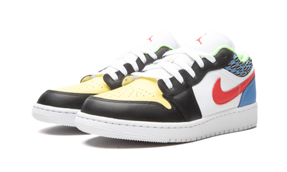 Air Jordan 1 Low GS "White Mesh / Multicolor" DH5927 006